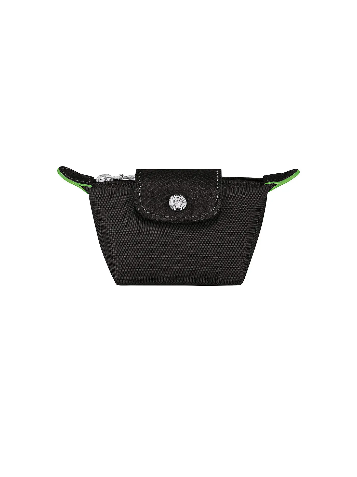 LONGCHAMP | Le Pliage Green Pochette mit Henkel, Graphite | schwarz